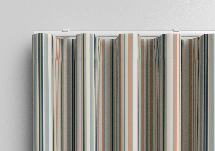 The British Stripe Co. Elizabeth, Polzeath No.1 - Made to Measure Curtains - Image 13
